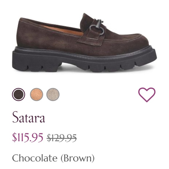 BNWB Sofft size 8 chocolate loafers - Picture 2 of 5